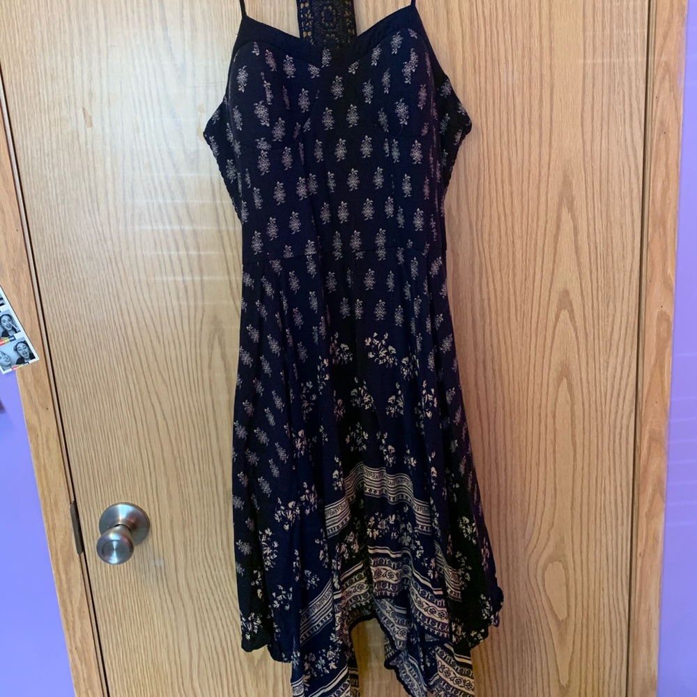 Blue sun dress